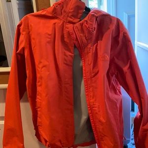 Orange northface jacket